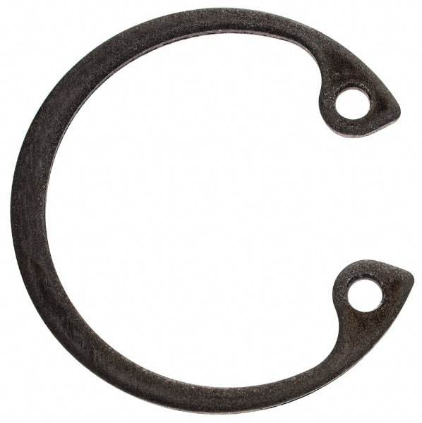 Rotor Clip - 0.035" Thick, Phosphate Finish, Steel Snap Internal Retaining Ring - 0.039" Groove Width, 0.023" Groove Depth, 0.796" Groove Diam, Grade 1060-1090 - Exact Tool & Supply