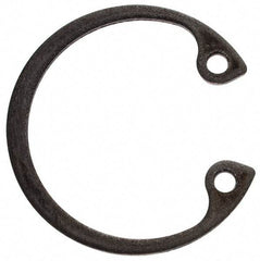 Rotor Clip - 0.035" Thick, Phosphate Finish, Steel Snap Internal Retaining Ring - 0.039" Groove Width, 0.023" Groove Depth, 0.796" Groove Diam, Grade 1060-1090 - Exact Tool & Supply