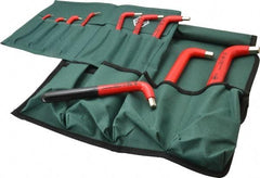 Wiha - 10 Piece Insulated L-Key Hex Key Set - Hex Range 1.5 to 12mm - Exact Tool & Supply