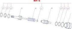 RivetKing - 3 to 6" Seal Kit for Rivet Tool - Exact Tool & Supply