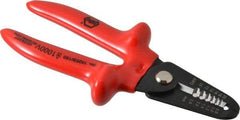Wiha - 6" OAL, 10 AWG Capacity, Wire Stripper - Exact Tool & Supply