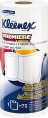 Kleenex - Perforated Roll of 1 Ply White Paper Towels - 10-3/8" Wide - Exact Tool & Supply