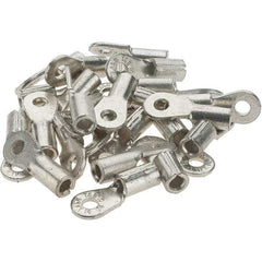 Value Collection - 9-7 AWG Noninsulated Crimp Connection Circular Ring Terminal - #10 Stud, Tin Plated Copper Contact - Exact Tool & Supply