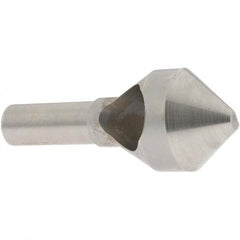 Value Collection - 1-1/8" Head Diam, 1/2" Shank Diam, 0 Flute 82° High Speed Steel Countersink - Exact Tool & Supply