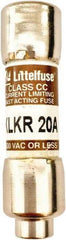 Value Collection - 600 VAC, 20 Amp, Fast-Acting Semiconductor/High Speed Fuse - 1-1/2" OAL, 200 (RMS Symmetrical) kA Rating, 13/32" Diam - Exact Tool & Supply