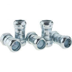 Value Collection - 1/2" Trade, Steel Compression EMT Conduit Coupling - Exact Tool & Supply
