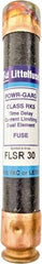 Value Collection - 300 VDC, 600 VAC, 30 Amp, Time Delay General Purpose Fuse - 200 kA Rating - Exact Tool & Supply