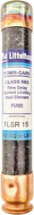 Value Collection - 300 VDC, 600 VAC, 15 Amp, Time Delay General Purpose Fuse - 200 kA Rating - Exact Tool & Supply