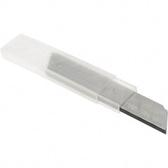 Value Collection - 10 Piece Steel Utility Knife Blade - 0.7087" Blade Thickness - Exact Tool & Supply