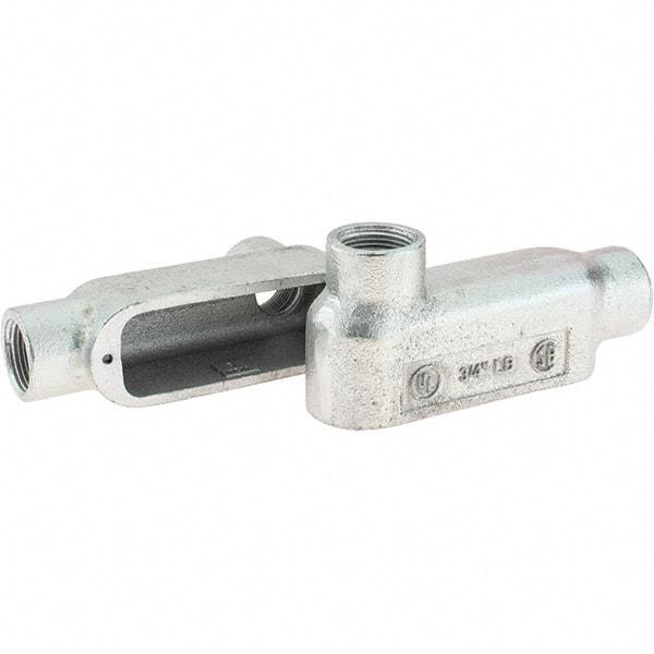 Value Collection - Form 35, LB Body, 3/4" Trade, IMC, Rigid Malleable Iron Conduit Body - Oval - Exact Tool & Supply