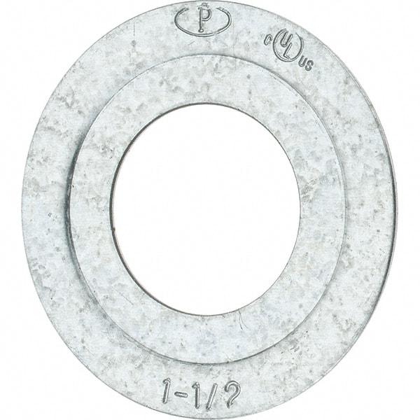 Value Collection - 1-1/2" Conduit, Electrical Enclosure Steel Reducing Washer - For Use with Rigid/Intermediate/Thinwall Conduit - Exact Tool & Supply