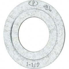 Value Collection - 1-1/2" Conduit, Electrical Enclosure Steel Reducing Washer - For Use with Rigid/Intermediate/Thinwall Conduit - Exact Tool & Supply