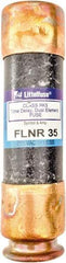 Value Collection - 125 VDC, 250 VAC, 35 Amp, Time Delay General Purpose Fuse - 3" OAL, 200 kA Rating, 13/16" Diam - Exact Tool & Supply