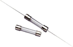 Value Collection - 250 VAC, 2 Amp, Fast-Acting Miniature Glass/Ceramic Fuse - Fuse Holder Mount, 1-1/4" OAL, 1/4" Diam - Exact Tool & Supply