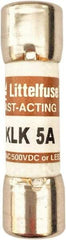 Value Collection - 600 VAC, 5 Amp, Fast-Acting Semiconductor/High Speed Fuse - 1-1/2" OAL, 100 at AC kA Rating, 13/32" Diam - Exact Tool & Supply