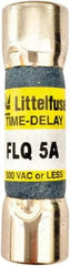 Value Collection - 500 VAC, 5 Amp, Time Delay General Purpose Fuse - 1-1/2" OAL, 13/32" Diam - Exact Tool & Supply