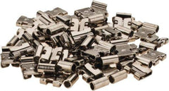 Value Collection - 1/4" Wide, Noninsulated Female Tab Terminal - Push In Connection, 16 to 14 AWG Compatible - Exact Tool & Supply