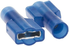 Value Collection - 16 to 14 AWG, Nylon, Fully Insulated, Female Wire Disconnect - 1/4" Wide Tab, CSA Certified, UL Listed - Exact Tool & Supply
