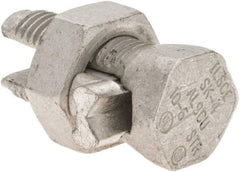Value Collection - 10 to 6 AWG, Aluminum & Copper Wire Compatible, Copper Alloy, Hex Split Bolt Connector - Exact Tool & Supply
