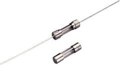 Value Collection - 250 VAC, 2 Amp, Fast-Acting Miniature Glass/Ceramic Fuse - Fuse Holder Mount, 20mm OAL, 5mm Diam - Exact Tool & Supply