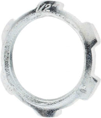 Value Collection - 1/2" Trade, Steel Threaded Conduit Locknut - Exact Tool & Supply