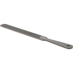 Value Collection - 8" Long, Hand American-Pattern File - Single, Double Cut, 3/16" Overall Thickness, Handle - Exact Tool & Supply