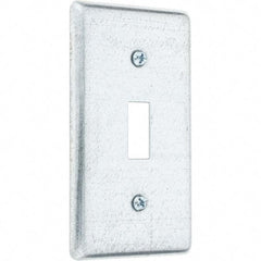 Value Collection - Electrical Outlet Box Steel Box Cover - Exact Tool & Supply