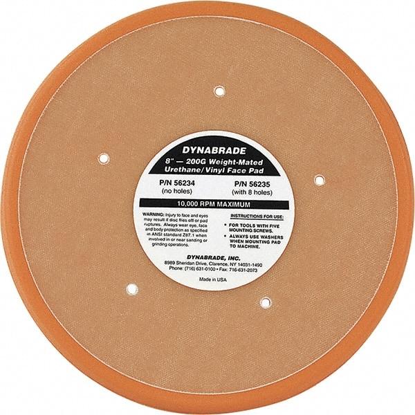 Dynabrade - 5" Diam Disc Backing Nonvacuum Replacement Pad - Medium Density, 12,000 RPM - Exact Tool & Supply