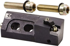 Kennametal - MCLN, Left Hand Cut, -5° Lead Angle, 32mm Shank Height x 32mm Shank Width, Negative Rake Indexable Turning Toolholder - 171.25mm OAL, CN..1204.. Insert Compatibility, Series Kenloc - Exact Tool & Supply