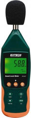 Extech - A and C Frequency Weight, LCD Display Datalogging Sound Meter - 30 to 130 Decibels - Exact Tool & Supply