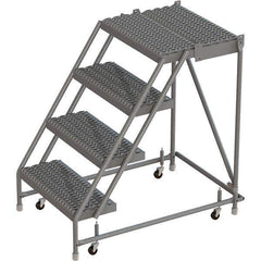 TRI-ARC - Rolling & Wall Mounted Ladders & Platforms Type: Rolling Warehouse Ladder Style: Rolling Platform Ladder - Exact Tool & Supply