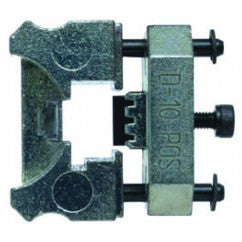 Crimper Tool Die D-10POS. Crimps 10 Position. (For 43654 Crimping Tool Frame). - Exact Tool & Supply