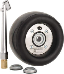 Dynabrade - 5" Wheel OD, 3-1/2" Wheel Width, 3,500 RPM, Composite, Pneumatic Wheel with Hub - 15-1/2" Long x 3-1/2" Wide, 1/2" Wheel Arbor Hole, For Use with 13206, 13207, 13507 & 13508 - Exact Tool & Supply