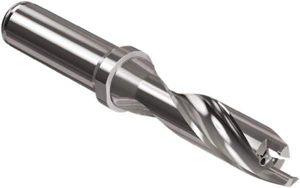 Seco - 12 to 12.49mm Diam, 3xD, 38mm Max Depth, 5/8" Shank Diam, 1.819" Flute, 4.181" OAL, Replaceable Tip Drill - SD403 Toolholder, Series Crownloc Plus - Exact Tool & Supply