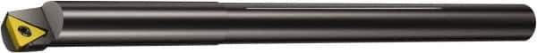 Sandvik Coromant - 16mm Min Bore Diam, 180mm OAL, 12mm Shank Diam, F..STFPR/L-R Indexable Boring Bar - TPMT 1.8(1.5)1, TPMT 09 02 04 Insert, Screw or Clamp Holding Method - Exact Tool & Supply