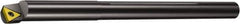 Sandvik Coromant - 16mm Min Bore Diam, 180mm OAL, 12mm Shank Diam, F..STFPR/L-R Indexable Boring Bar - TPMT 1.8(1.5)1, TPMT 09 02 04 Insert, Screw or Clamp Holding Method - Exact Tool & Supply