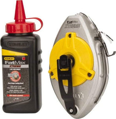 Stanley - 100' Long Chalk Reel - Red - Exact Tool & Supply