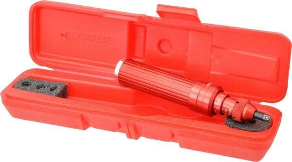 Proto - 20 to 100 In/Oz, Certified Adjustable Torque Limiting Screwdriver - 6-1/2" OAL, 1/4" Drive, 2 In/oz Graduation - Exact Tool & Supply