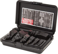 Walton - 7 Piece Spiral Flute Screw Extractor Set - #1 to #10 Size Range - Exact Tool & Supply
