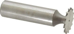 Whitney Tool Co. - 3/4" Diam x 3/64" Face Width, Cobalt, 14 Teeth, Shank Connection Woodruff Keyseat Cutter - Uncoated, 2-3/64" OAL x 1/2" Shank, Straight Teeth - Exact Tool & Supply