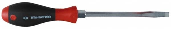Wiha - 3/8" Blade Width, Standard Slotted Screwdriver - Exact Tool & Supply