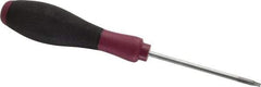 Wiha - T10 Torx Driver - 80mm Blade Length, 6-3/4" OAL - Exact Tool & Supply