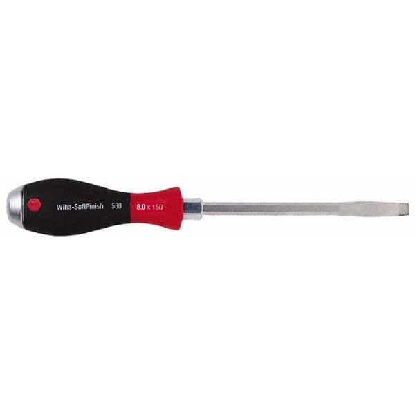 Wiha - 1/2" Blade Width, 12-1/2" OAL, Standard Slotted Screwdriver - Exact Tool & Supply
