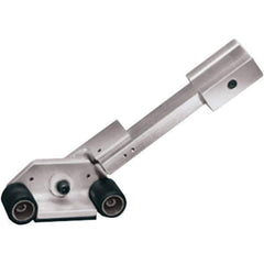 Dynabrade - 1" Wide Contact Arm - 30" Belt Length x 1" Belt Width, Flat, Rubber, 80" Contact Wheel Diam - Exact Tool & Supply