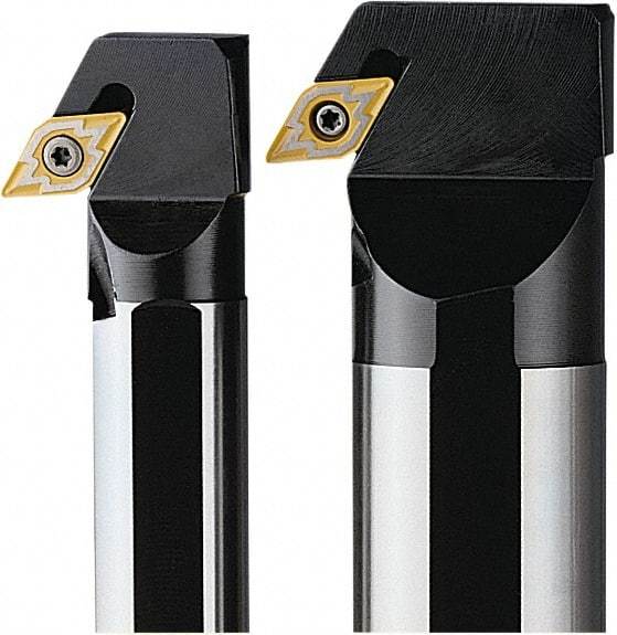 Seco - 51mm Min Bore Diam, 270mm OAL, 32mm Shank Diam, A-PDYN Indexable Boring Bar - 23mm Max Bore Depth, DNMU 1104.. Insert, Pin Holding Method - Exact Tool & Supply