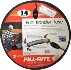 Tuthill - 1" ID x 1.45" OD x 14' OAL, NPT Petroleum Transfer Hose - -30 to 140°F - Exact Tool & Supply