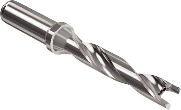 Seco - 14 to 14.99mm Diam, 5xD, 75mm Max Depth, 5/8" Shank Diam, 3.327" Flute, 5.768" OAL, Replaceable Tip Drill - SD405 Toolholder, Series Crownloc Plus - Exact Tool & Supply