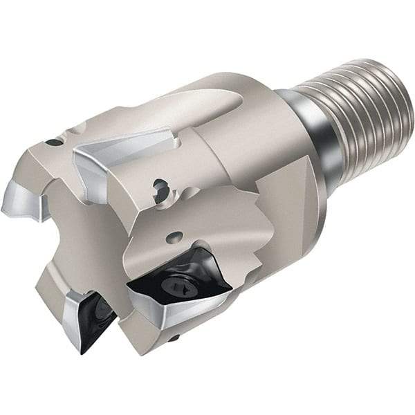 Walter - 20mm Cut Diam, 8mm Max Depth of Cut, Indexable Square Shoulder End Mill - Multiple Insert Styles, T18 Modular Connection, 90° Lead Angle, Through Coolant - Exact Tool & Supply