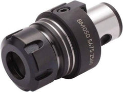Seco - 0.039" to 0.63" Capacity, 60mm Projection, Modular Connection, ER25 Collet Chuck - Through-Spindle - Exact Tool & Supply
