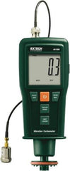 Extech - Accurate up to 0.05%, Contact and Noncontact Tachometer - 7.4 Inch Long x 3 Inch Wide x 1.8 Inch Meter Thick, 0.5 to 99,999 RPM Measurement - Exact Tool & Supply